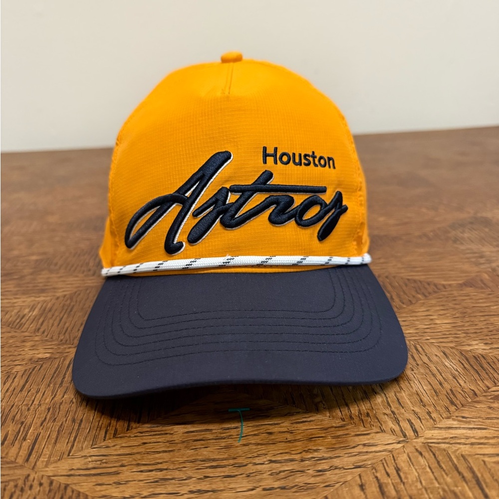 Houston Astros FortySeven Brand SnapBack Embroidered Baseball Hat Adjustable MLB